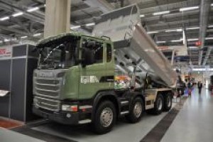 SCANIA с успехом продвигает на немецком рынке строительную технику